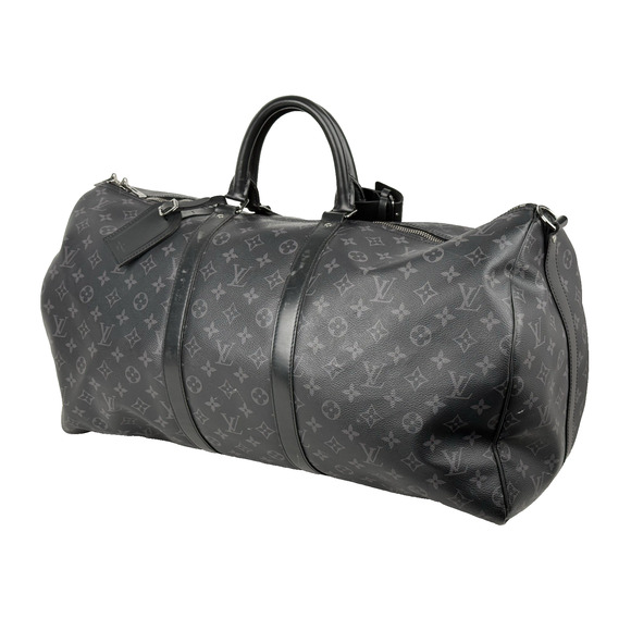 Louis Vuitton Keepall Bandouliere 55 Damier Graphite Duffle Bag - Picture 1 of 16
